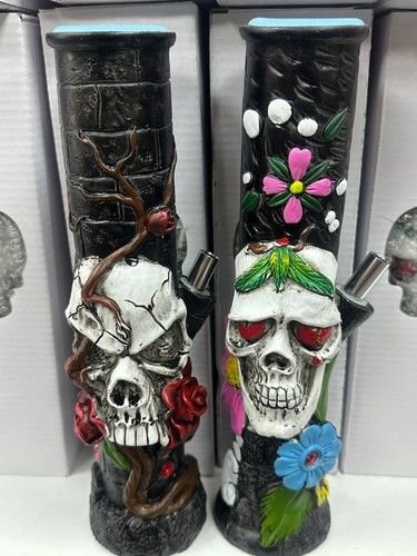 Resin bong 25cm skulls - bong,