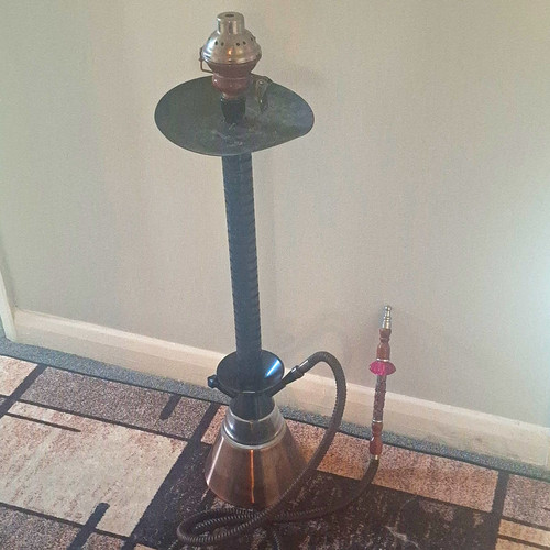 Metal shisha hookah pipe - metal,