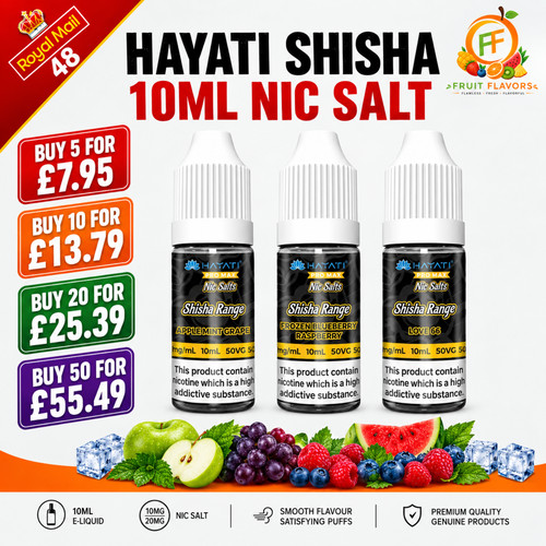 Hayati shisha nic salt - hayati,