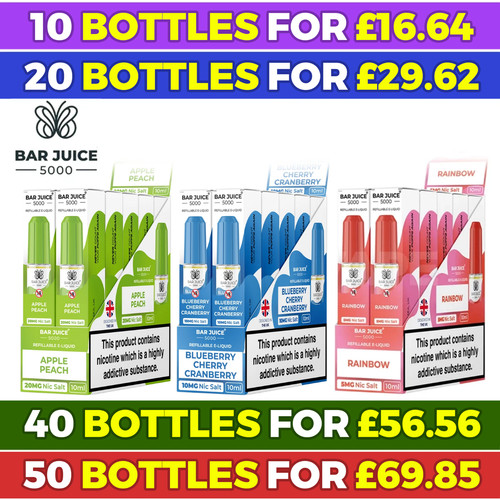 Bar juice 5000 nic salt - bar,