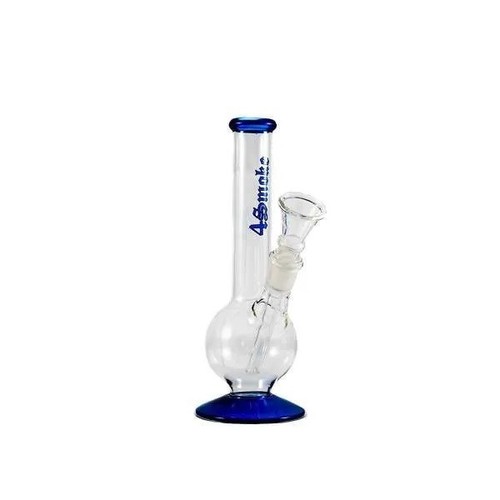 Blue glass bong 20cm - glass, /