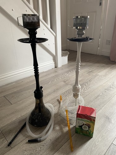 Set black white - white, shisha