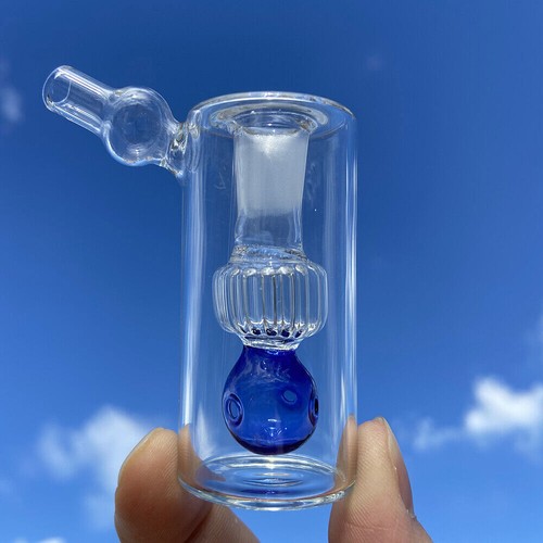 Mini 7cm blue core - blue, glass