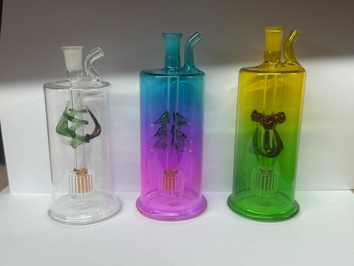 Glass waterpipe 15cm - glass,