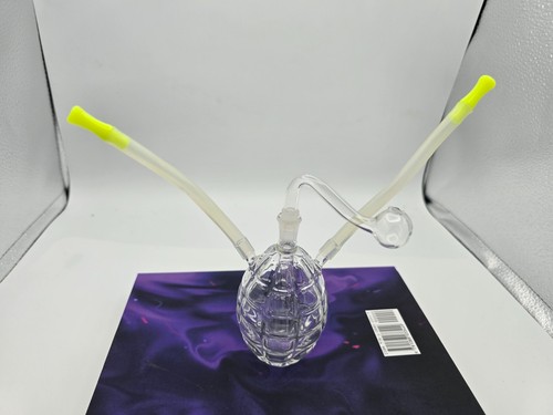Double glass bong hookah - ,