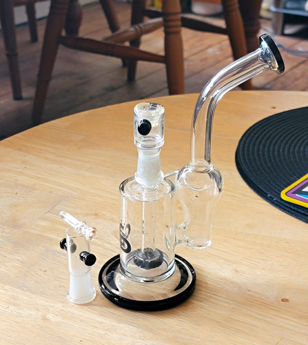 Clear glass modern shisha - clear,