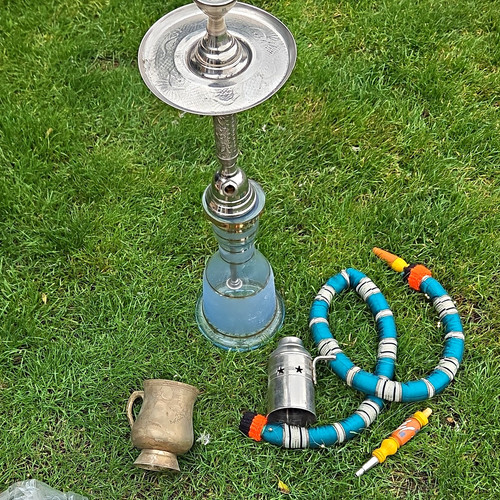 Glass shisha hookah pipe - glass,
