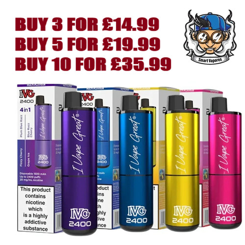 Ivg 2400 vape prefilled - ivg,