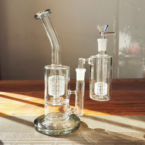 Thick glass bong - glass, matrix