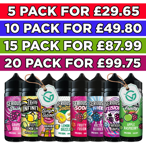Doozy vape 100ml shortfills - doozy,