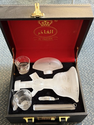 Fakher clear glass shisha - al,